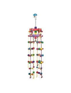 Duvo Carrousel Rope With Colorful Cubes & Bell | Worldofanimals.nl Heeft Het!