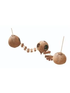 Ebi Coconut Huis Met Ladder En Touw | Worldofanimals.nl Heeft Het!