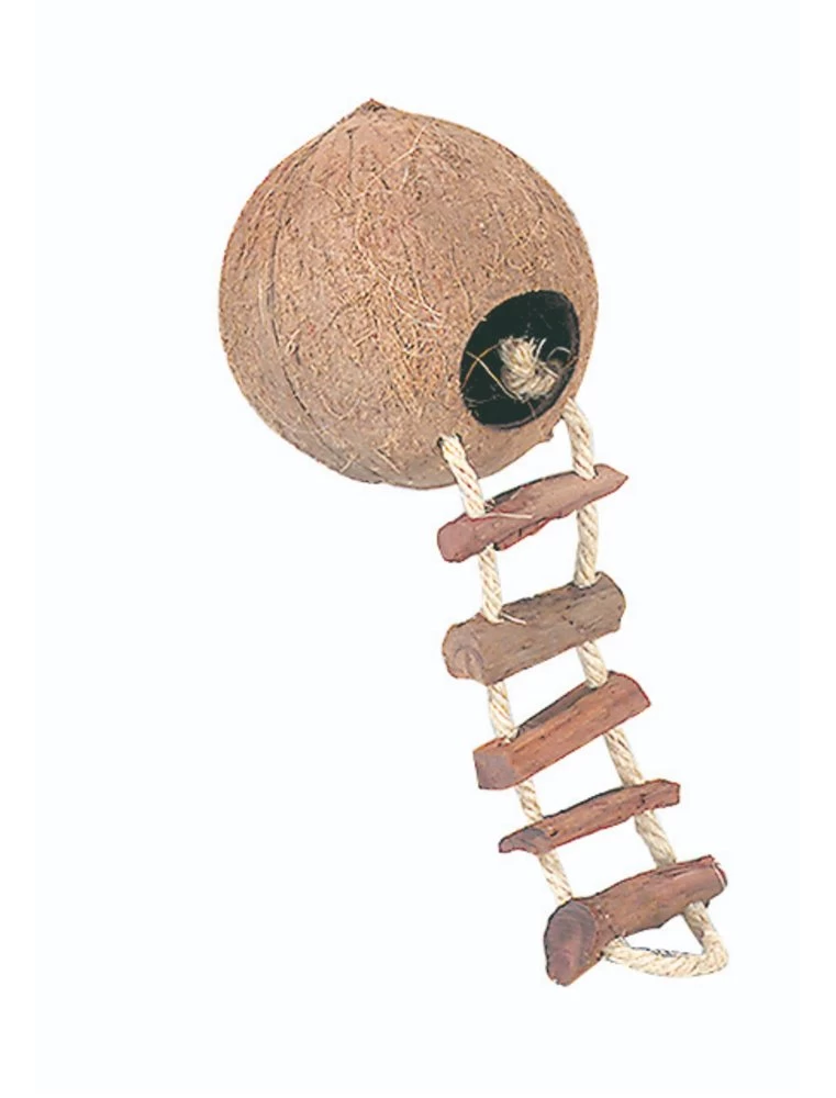 Duvo Coconut Huis Met Ladder | Worldofanimals.nl Heeft Het! 3 Duvo Coconut Huis Met Ladder | Worldofanimals.nl Heeft Het!