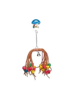 Duvo Colorful Rasta With Leather & Bell | Worldofanimals.nl Heeft Het!