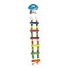 Duvo Colorful Wooden Ladder With Bell | Worldofanimals.nl Heeft Het! -Huisdierbenodigdheden Verkoopwinkel colorful wooden ladder with bell
