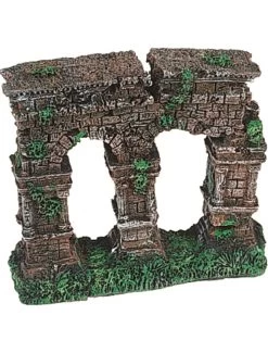 Flamingo Decoratie Drie Zuilen Met Mos | Worldofanimals.nl Heeft Het!