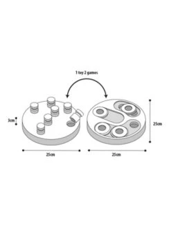 Flamingo Doggy Brain Train 25cm Dubbelzijdig | Worldofanimals.nl Heeft Het! -Huisdierbenodigdheden Verkoopwinkel doggy brain train 25cm dubbelzijdig 1