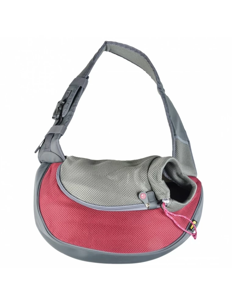 Ebi Draagzak Sarah Crazy Paws Nylon Bordeaux S - 25x15,5x43cm 3 Ebi Draagzak Sarah Crazy Paws Nylon Bordeaux S - 25x15,5x43cm