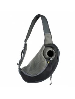 Ebi Draagzak Sarah Crazy Paws Nylon Zwart S - 25x15,5x43cm