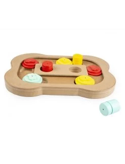 Duvo+ Slide `n Snack Puzzle - Been Meerkleurig 28x19x2,5cm