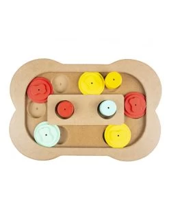 Duvo+ Slide `n Snack Puzzle - Been Meerkleurig 28x19x2,5cm -Huisdierbenodigdheden Verkoopwinkel duvo slide n snack puzzle been meerkleurig 28x19x25cm 1 2