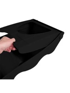 Flamingo Easy Step Hondentrap Inklapbaar Zw 45,5x37,5x38cm | Worldofanimals.nl Heeft Het! -Huisdierbenodigdheden Verkoopwinkel easy step hondentrap inklapbaar zw 455x375x38cm 4