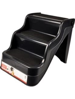 Flamingo Easy Step Hondentrap Inklapbaar Zw 45,5x37,5x38cm | Worldofanimals.nl Heeft Het! -Huisdierbenodigdheden Verkoopwinkel easy step hondentrap inklapbaar zw 455x375x38cm 6