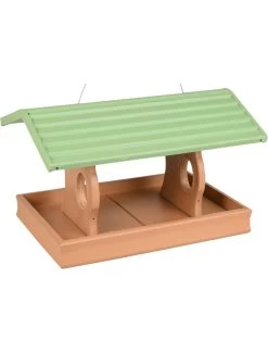 Flamingo Voedersilo Grieny Kunststof Bruin/ Groen 32x20,5x19,5cm