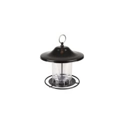 Flamingo Voedersilo Zaden Wilmer Metaal Zwart 21,5x21,5x20,5cm
