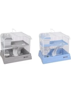 Flamingo Hamsterkooi Dinky Blauw 30x23x26cm -Huisdierbenodigdheden Verkoopwinkel hamsterkooi dinky blauw 30x23x26cm 1 2