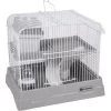 Flamingo Hamsterkooi Dinky Grijs 30x23x26cm | Worldofanimals.nl Heeft Het! -Huisdierbenodigdheden Verkoopwinkel hamsterkooi dinky grijs 30x23x26cm