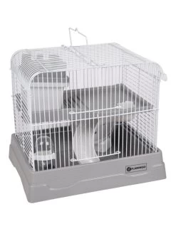 Flamingo Hamsterkooi Dinky Grijs 30x23x26cm | Worldofanimals.nl Heeft Het!