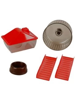 Flamingo Hamsterkooi Enzo 2 41,5x28,5x38cm | Worldofanimals.nl Heeft Het! -Huisdierbenodigdheden Verkoopwinkel hamsterkooi enzo 2 415x285x38cm 3