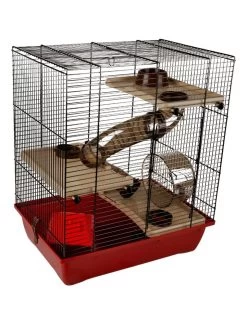 Flamingo Hamsterkooi Enzo 3 41,5x28,5x48,5cm | Worldofanimals.nl Heeft Het!