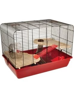 Flamingo Hamsterkooi Milo 2 58x38x42,5cm | Worldofanimals.nl Heeft Het!