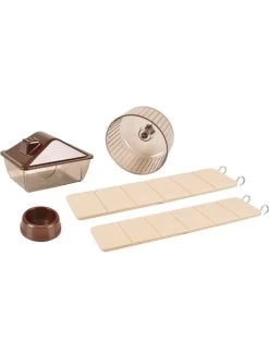 Flamingo Hamsterkooi Milo 58x38x42,5cm | Worldofanimals.nl Heeft Het! -Huisdierbenodigdheden Verkoopwinkel hamsterkooi milo 58x38x425cm 2