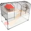 Flamingo Hamsterkooi Vitru Zwart 1 -Huisdierbenodigdheden Verkoopwinkel hamsterkooi vitru zwart 1