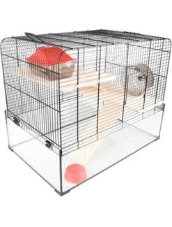 Flamingo Hamsterkooi Vitru Zwart 2