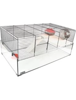 Flamingo Hamsterkooi Vitru Zwart 3