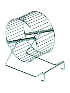 Flamingo Hamstermolen Metaal Chroom | Worldofanimals.nl Heeft Het!