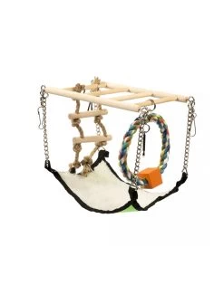 Duvo Houten Hangbrug | Worldofanimals.nl Heeft Het!