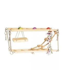 Duvo Houten Hangbrug Met Hangmat | Worldofanimals.nl Heeft Het!