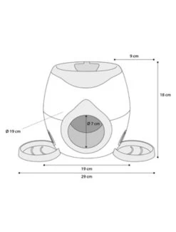 Flamingo Hs Wilson Interactief Apporteer-en Beloningsspeelgoed+tennisbal 18cm | Worldofanimals.nl Heeft Het! -Huisdierbenodigdheden Verkoopwinkel hs wilson interactief apporteer en beloningsspeelgoedtennisbal 18cm 1
