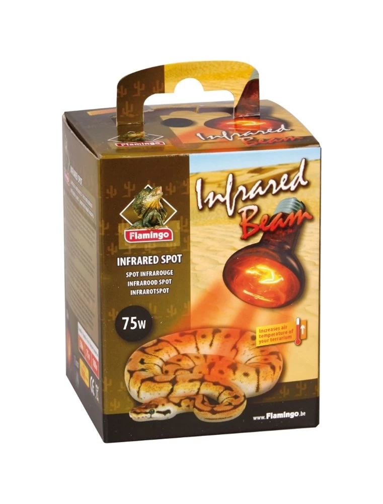 Flamingo Infrarood Spot Infrared Beam - 75w | Worldofanimals.nl Heeft Het! 4 Flamingo Infrarood Spot Infrared Beam - 75w | Worldofanimals.nl Heeft Het! - Afbeelding 2