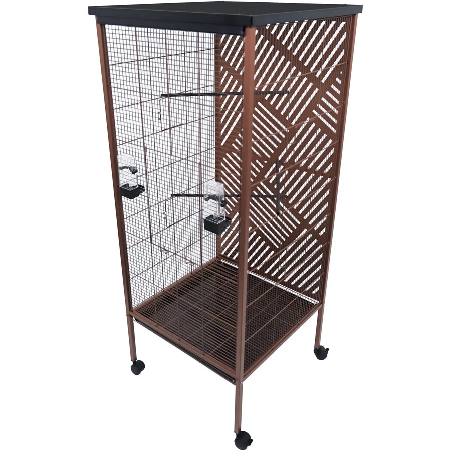 Interzoo Voliere Industrieel Koper/zwart, 151 Cm. 3 Interzoo Voliere Industrieel Koper/zwart, 151 Cm.