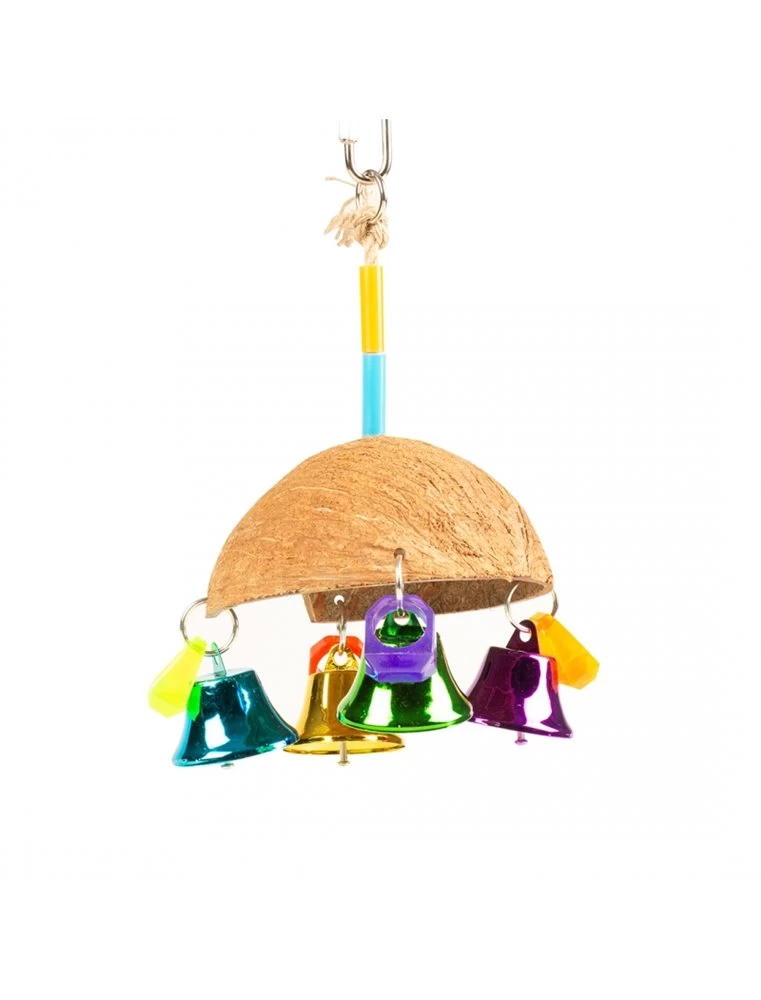 Duvo Kleurrijke Kokosparaplu Met Belletjes | Worldofanimals.nl Heeft Het! 3 Duvo Kleurrijke Kokosparaplu Met Belletjes | Worldofanimals.nl Heeft Het!