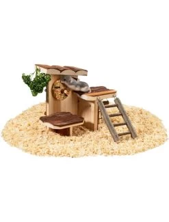 Flamingo Klimmuur 28x23x18cm | Worldofanimals.nl Heeft Het!