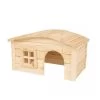 Duvo Knaagdieren Houten Lodge Koepeldak | Worldofanimals.nl Heeft Het! -Huisdierbenodigdheden Verkoopwinkel knaagdieren houten lodge koepeldak