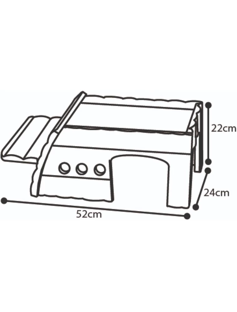 Flamingo Knaagdierhuis Emil 52x24x22cm | Worldofanimals.nl Heeft Het! 4 Flamingo Knaagdierhuis Emil 52x24x22cm | Worldofanimals.nl Heeft Het! - Afbeelding 2