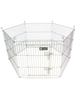 Flamingo Knaagdierren Hexagon Taupe 60x60cm X 6st | Worldofanimals.nl Heeft Het!