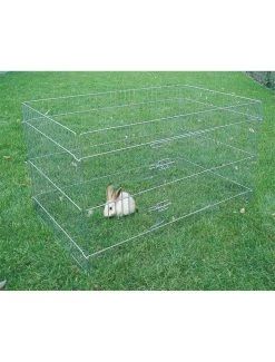 Flamingo Konijnenbuitenren Rechthoekig | Worldofanimals.nl Heeft Het!