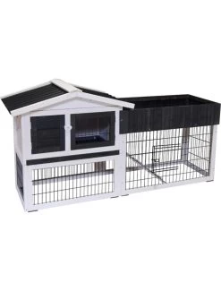 Flamingo Konijnenhok Aurora 156x53x82,5cm | Worldofanimals.nl Heeft Het!