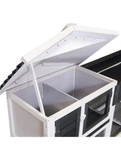 Flamingo Konijnenhok Aurora 156x53x82,5cm | Worldofanimals.nl Heeft Het! -Huisdierbenodigdheden Verkoopwinkel konijnenhok aurora 156x53x825cm 5