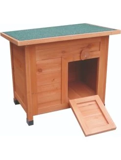 Flamingo Konijnenhok Domo 53x37x46cm | Worldofanimals.nl Heeft Het!