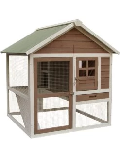 Flamingo Konijnenhok Flappy Urban 105x103x111cm | Worldofanimals.nl Heeft Het!