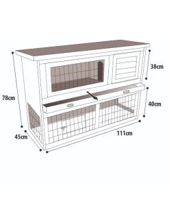 Huisdierbenodigdheden Verkoopwinkel -Huisdierbenodigdheden Verkoopwinkel konijnenhok loft 1