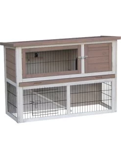 Flamingo Konijnenhok Loft Urban 111x45x78cm | Worldofanimals.nl Heeft Het!