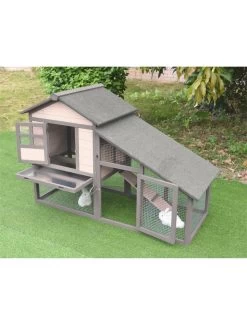 Flamingo Konijnenhok Quincy Cottage | Worldofanimals.nl Heeft Het! -Huisdierbenodigdheden Verkoopwinkel konijnenhok quincy cottage 2