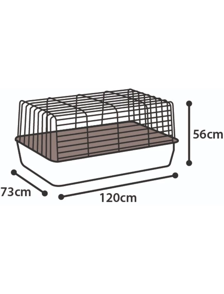 Flamingo Konijnenkooi Sprinters 120cm Blauw | Worldofanimals.nl Heeft Het! 4 Flamingo Konijnenkooi Sprinters 120cm Blauw | Worldofanimals.nl Heeft Het! - Afbeelding 2