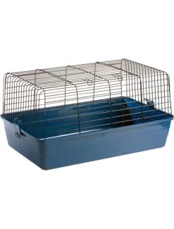 Flamingo Konijnenkooi Sprinters 60cm Blauw | Worldofanimals.nl Heeft Het!