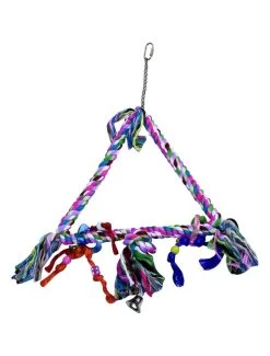 Flamingo Kooihanger Touw - Triangle - M | Worldofanimals.nl Heeft Het!