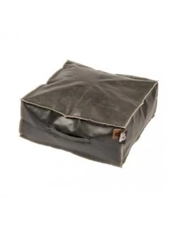 Duvo Leatherette Poef Siesta Caviar | Worldofanimals.nl Heeft Het!