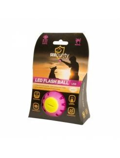 Duvo Led Flash Bal 10cm Fuchsia -Huisdierbenodigdheden Verkoopwinkel led flash bal 10cm fuchsia 2