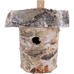 Boon Mezenkast Berken Met Berken Dak, Hangbaar. - Afmeting - 25,5 X 20,0 X 17,0 Cm - Gewicht - 1,99kg